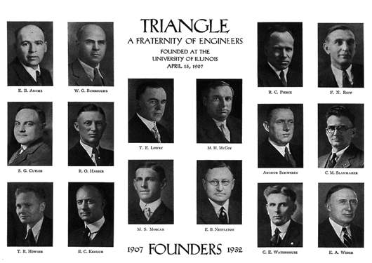 The Founders of Triangle Fraternity