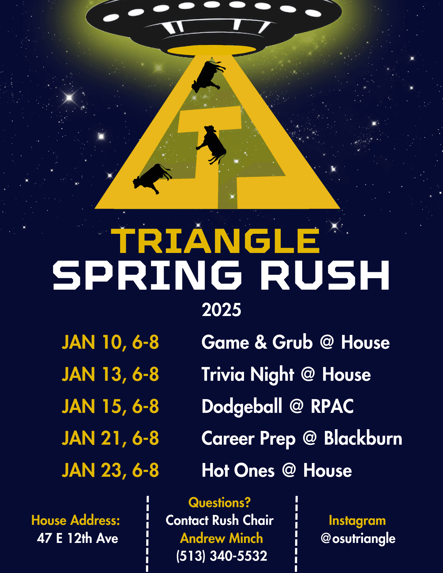 Spring Rush flyer